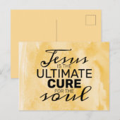 Jesus ist die ultimative Heilung für das Soul Postkarte (Vorne/Hinten)