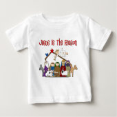 Jesus ist die Verursacherszene Baby T-shirt (Vorderseite)