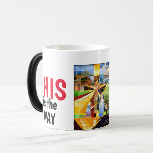 Jesus ist die WAY Magic-Tasse Verwandlungstasse
