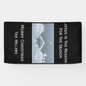 Jesus ist die Weihnachtskrippe Banner (Horizontal)