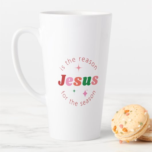 Jesus ist die Weihnachtszeit der Vernunft Milchtasse (Beispiel)