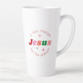 Jesus ist die Weihnachtszeit der Vernunft Milchtasse (Rechts)