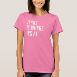 Jesus ist dort, wo er ist Tri-Blend shirt