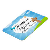 Jesus ist ein Christlicher Oster. Magnet (Linke Seite)