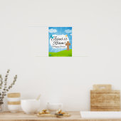 Jesus ist ein Christlicher Oster. Poster (Küche)