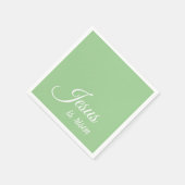 Jesus ist ein Christliches, elegantes, grünes Oste Serviette (Ecke)