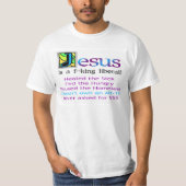 Jesus ist ein f--Königliberaler! T-Shirt (Vorderseite)