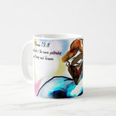 Jesus ist ein Freund Kaffeetasse (Vorderseite Links)