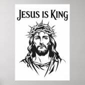 Jesus ist ein King-Poster Poster (Vorne)
