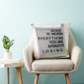 Jesus ist es wert, alles Christliche Zeichen zu ha Kissen (Stuhl )