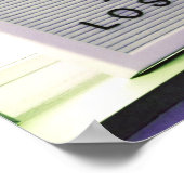 Jesus ist es wert, alles Christliche Zeichen zu ha Poster (Ecke)