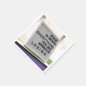 Jesus ist es wert, alles Christliche Zeichen zu ha Serviette (Ecke)