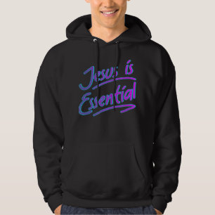 Jesus ist essenzielles Shirt, 90er Jahre Stil Frau Hoodie