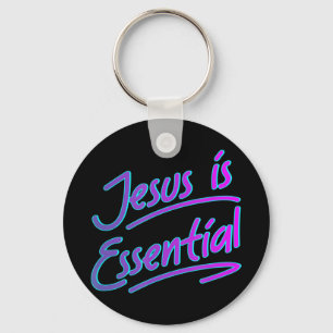 Jesus ist essenzielles Shirt, 90er Jahre Stil Frau Schlüsselanhänger