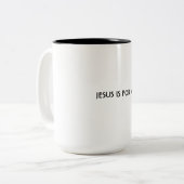 JESUS IST FÜR ALLE Tasse (Vorderseite Links)