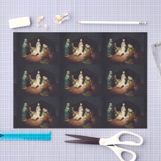 Jesus ist geboren seidenpapier (Handwerk)