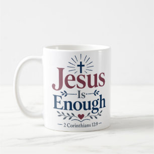Jesus ist genug Christlicher Glaubenszitat Kaffeetasse