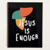 Jesus ist genug - kraftvoller Christlicher Zitat Planer (Vorderseite)