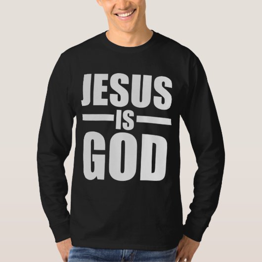 Jesus ist Gott T-Shirt (Vorderseite)