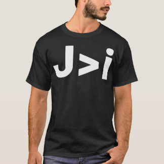 Jesus ist größer als ich, er ist ein größeres Symb T-Shirt
