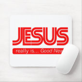 Jesus ist gute Nachrichten Mousepad (Mit Mouse)