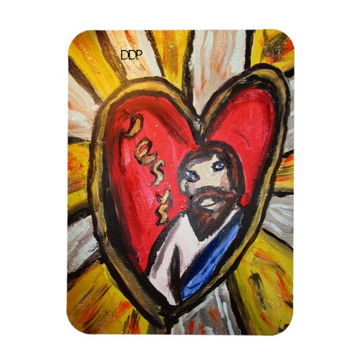 Jesus ist hell magnet (Vertikal)