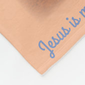 Jesus ist helle strandnahe Decke (Ecke)