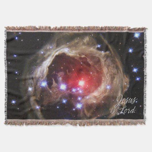 Jesus ist Herr 7 Light Echo Throw Decke (Vorderseite)