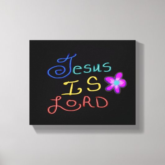Jesus ist Herr Christlich Leinwanddruck (Vorderseite)