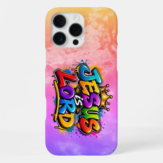 Jesus ist Herr iPhone Hülle (Rückseite)