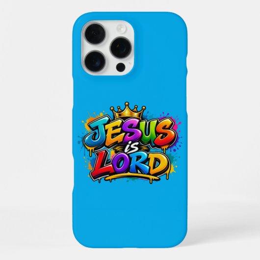 Jesus ist Herr iPhone Hülle (Rückseite)