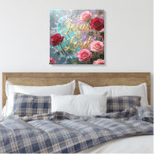 Jesus ist Herr Leinwanddruck (Insitu (Schlafzimmer))