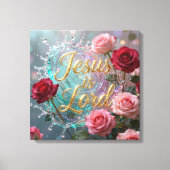 Jesus ist Herr Leinwanddruck (Vorderseite)
