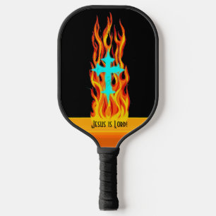 Jesus ist Herr Pickleball Schläger
