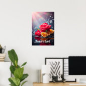 Jesus ist Herr Poster (Heimbüro)