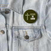 Jesus ist Herr und Erretter und das Licht Button (Beispiel)