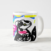 Jesus ist hier Jumbo-Tasse (Vorderseite Rechts)