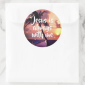 Jesus ist immer bei mir | Sticker für Inspiratione (Tasche)