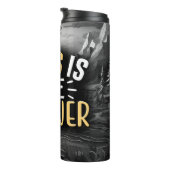 Jesus ist immer die Antwort Thermosbecher (Nach rechts gedreht)