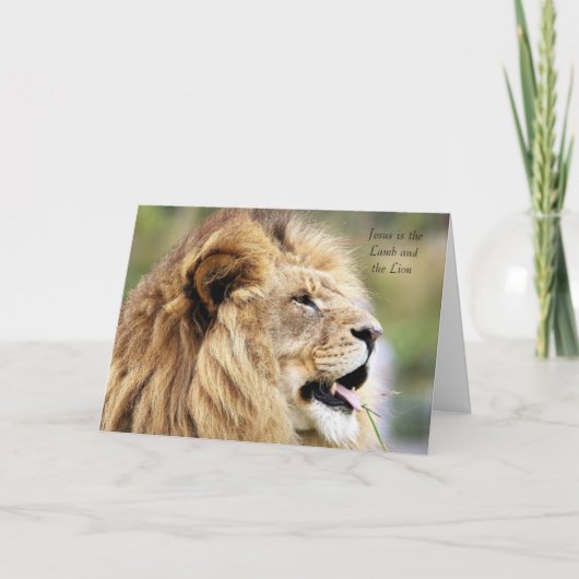 Jesus ist (Jubiläum für Pastor Karte (Vorderseite)