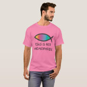 Jesus ist kein Homophobe T-Shirt (Vorne ganz)