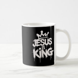 Jesus ist King Christlich Bible Scripting T-Shirt Kaffeetasse