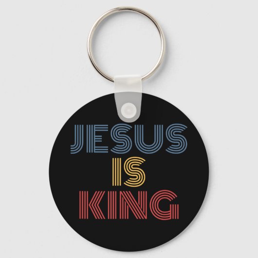 Jesus ist King T-ShirtJesus ist König Kleidung zu Schlüsselanhänger (Vorderseite)