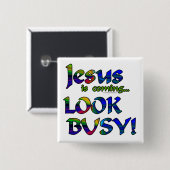 Jesus ist kommende… 2 button (Vorne & Hinten)