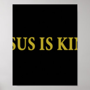 Jesus ist König Christlich Pullover HoodieJesus is Poster