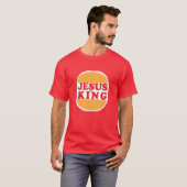 Jesus ist König - Christlich T-Shirt (Vorne ganz)