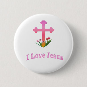 Jesus ist König der Könige Button