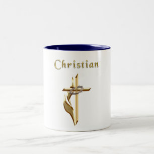 Jesus ist König der Könige Zweifarbige Tasse