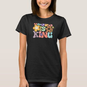 Jesus ist König Flower Happy Face Ästhetik T-Shirt