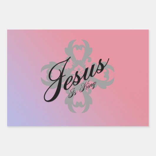 Jesus ist König Geschenkpapier Set (Vorderseite 2)